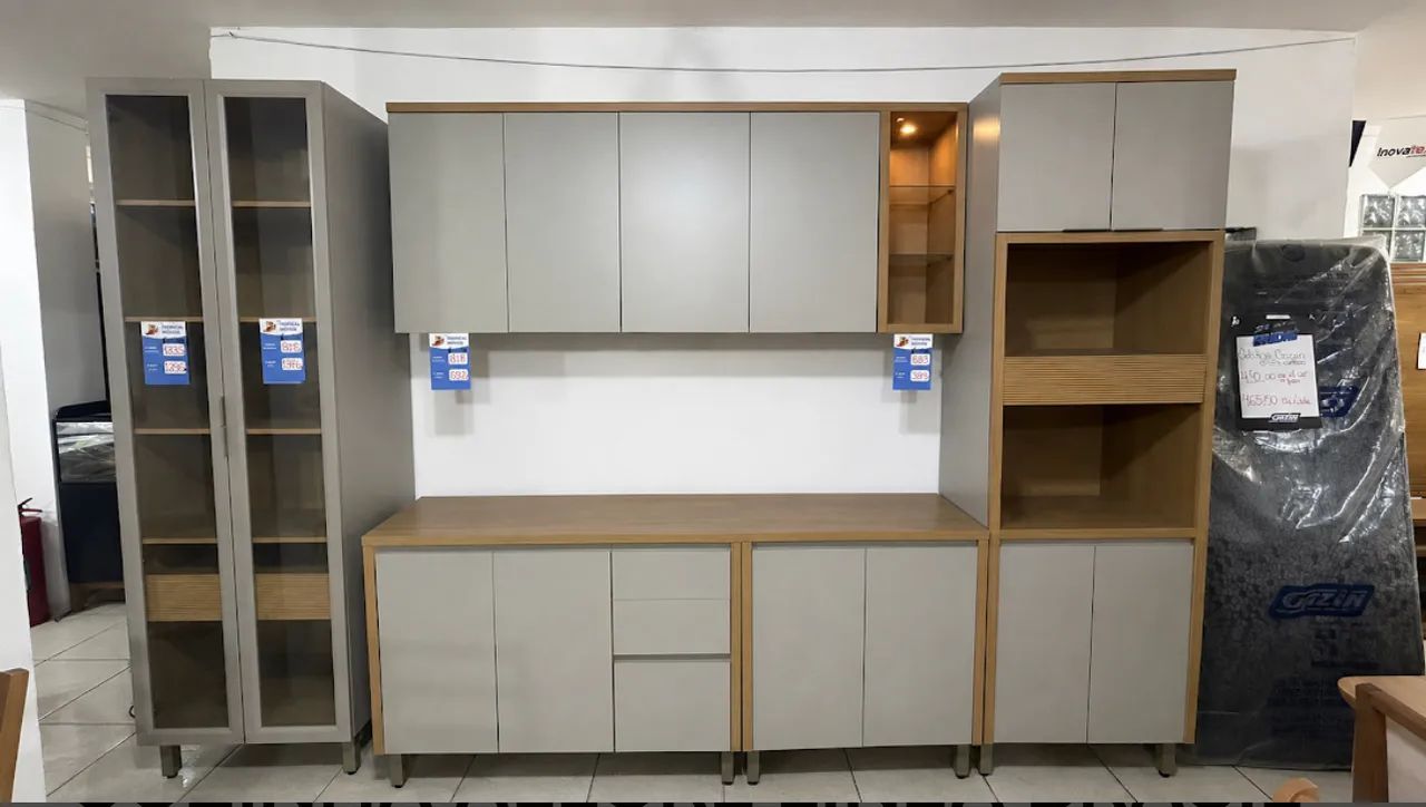 Conjunto de Cozinha Modular Elegance MDF - Foto 5
