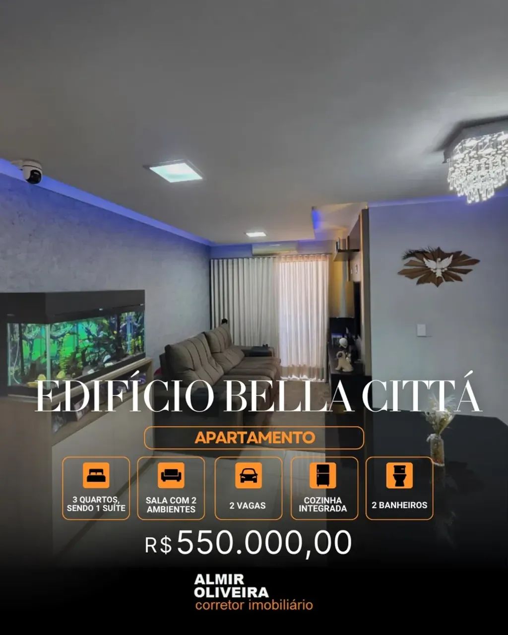 MG - Apartamento - Edifício Bella Cittá - Centro - 3 Dormitórios (1 suíte) - Gourmet- Sert