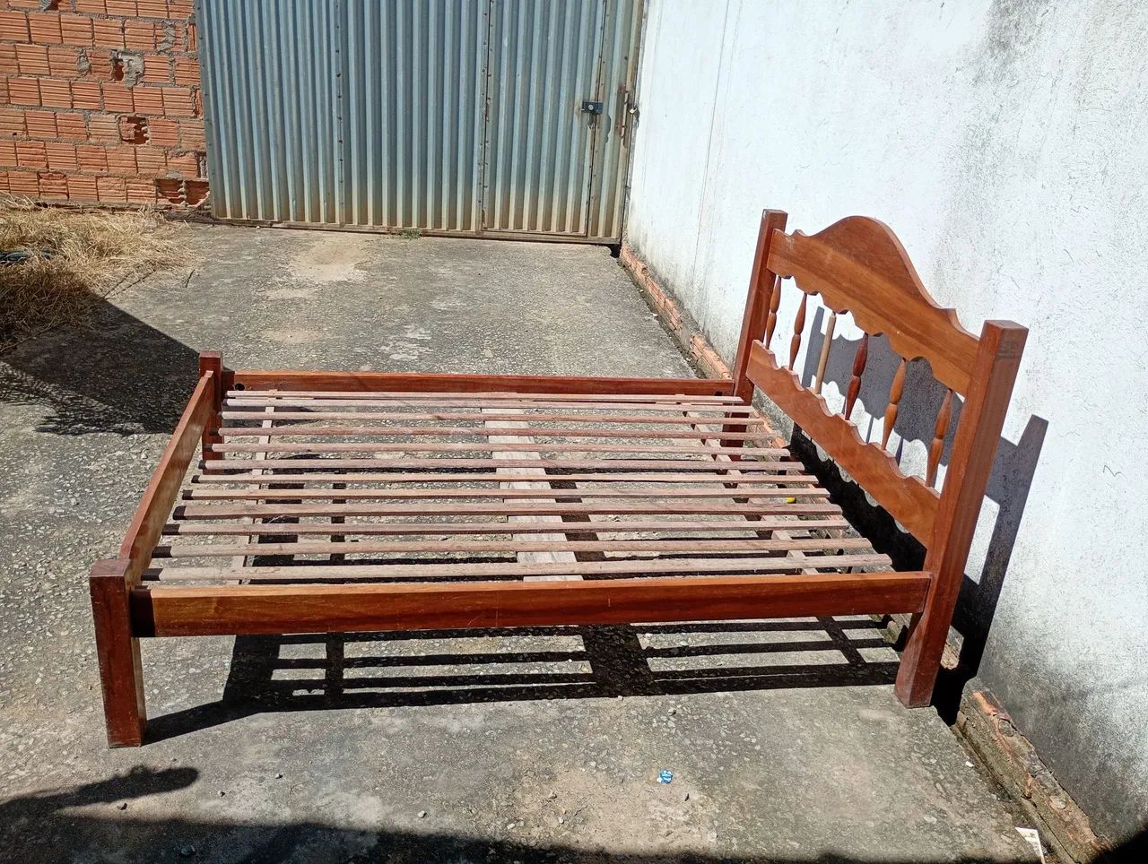 Cama de madeira tamanho casal - Foto 3