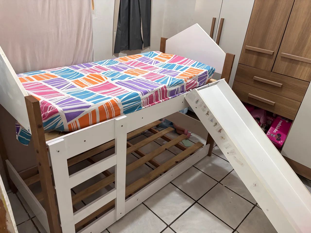 Cama Infantil com escorregador  - Foto 3