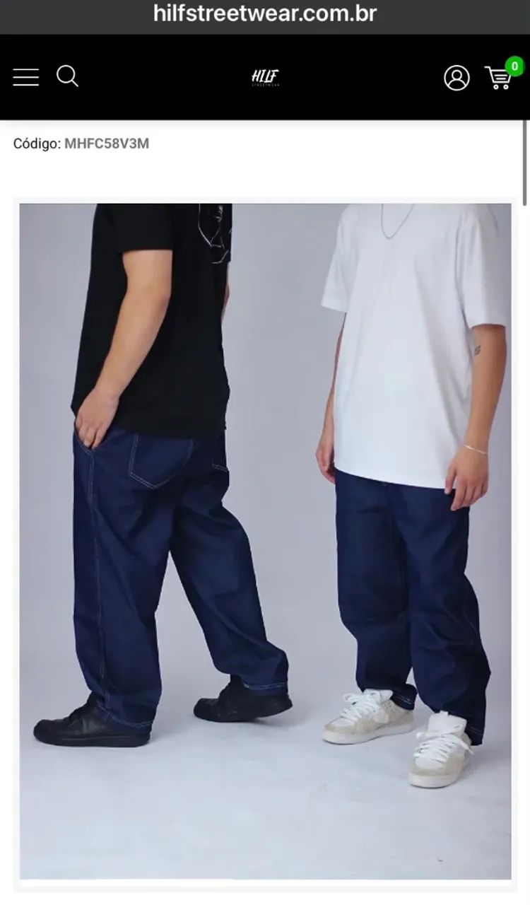 Calça Hilf azul escuro