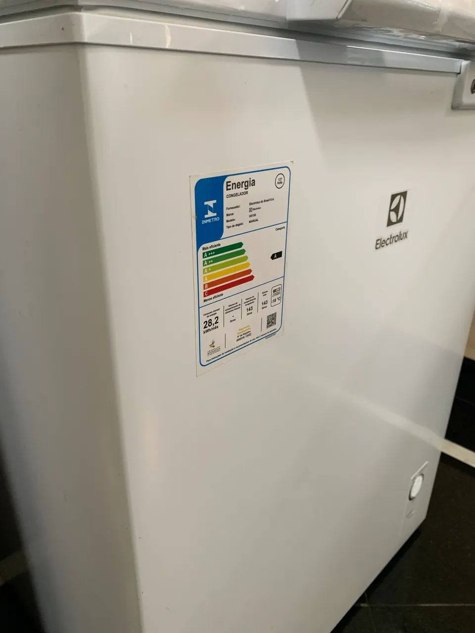 Freezer Eletrolux 