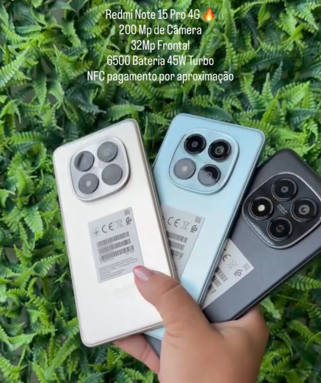 Redmi Note 15 Pro 4G NFC 256/08- Versão Global Entregamos 