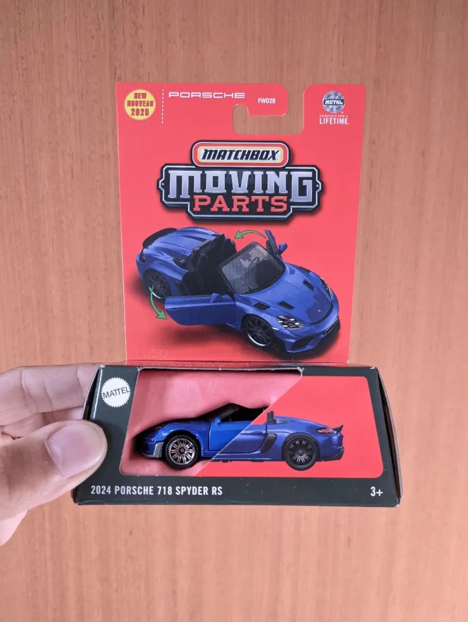 Matchbox Porsche 718 Spyder RS Moving Parts Abre Portas - Hobbies