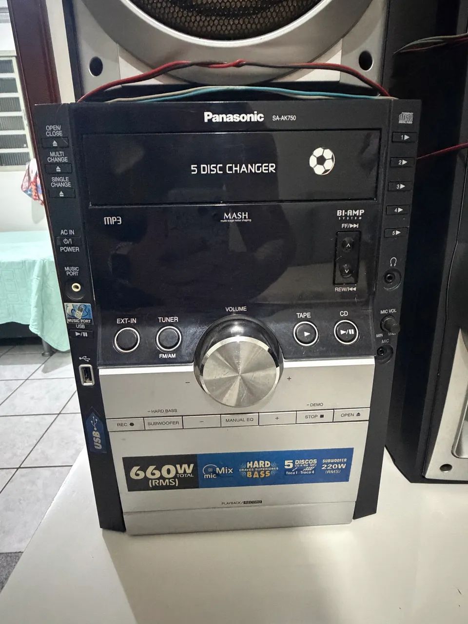 SOM PANASONIC COM 3 CAIXAS - Foto 3