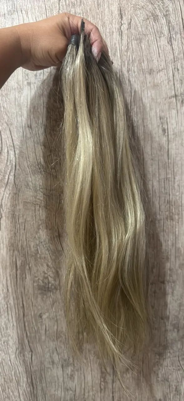cabelo loiro mesclado brasileiro 