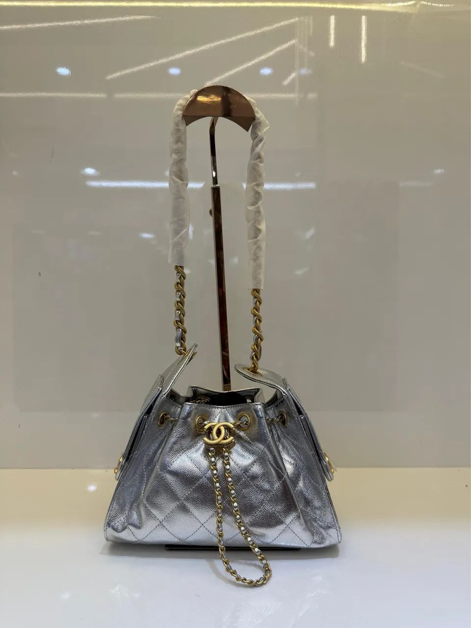 Chanel 25 prata small