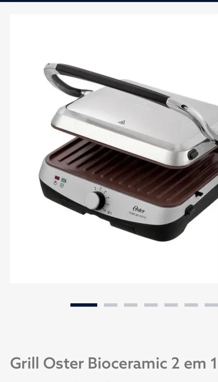 Grill Oster Bioceramic 2 em 1.  - Foto 5