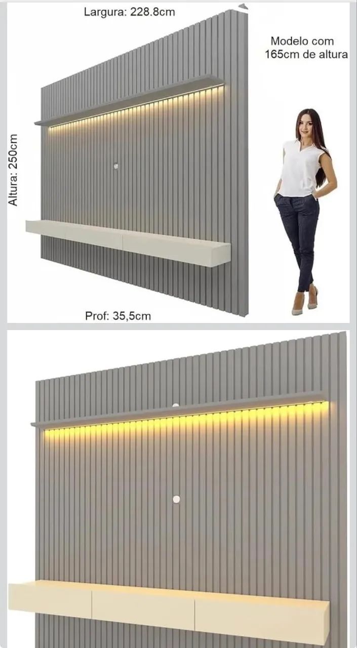 Rack painel ripado - Foto 2