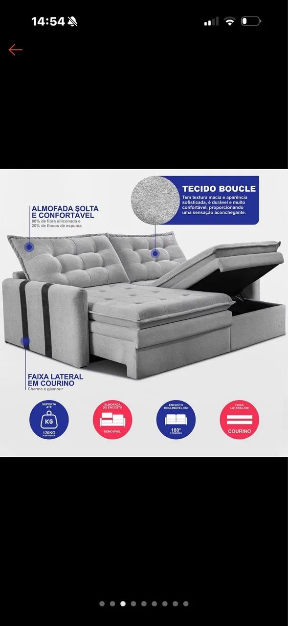 VENDO SOFÁ BOX