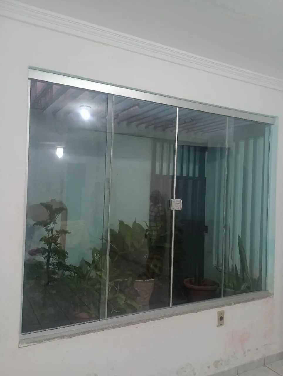 Janela de vidro 