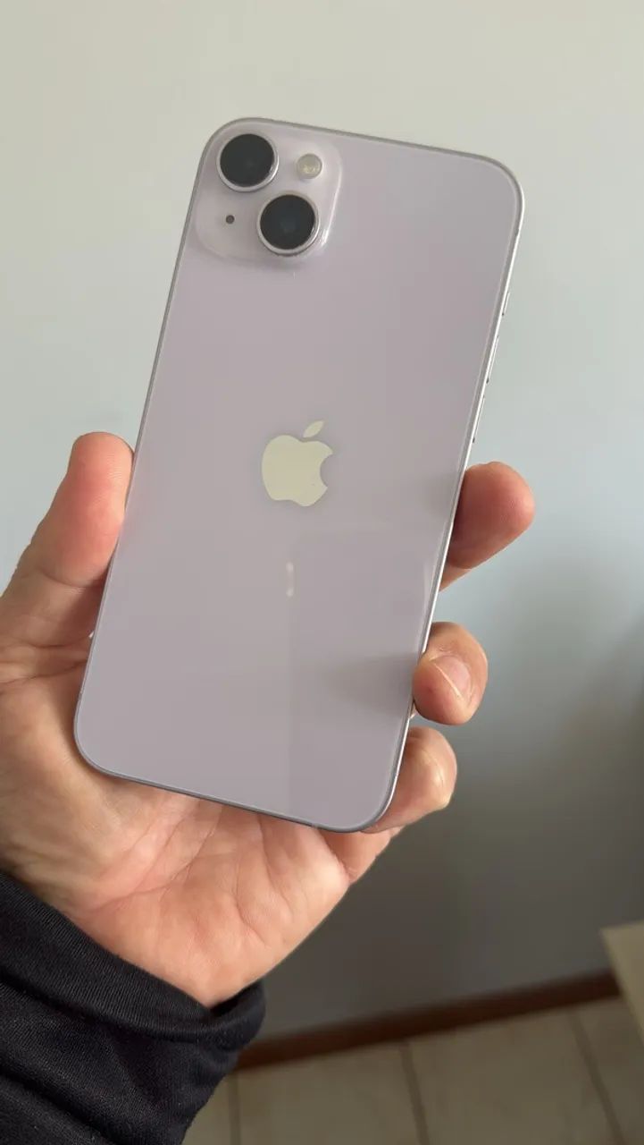 iPhone 14 Plus 128gb lilás todo original 87%  - Foto 2