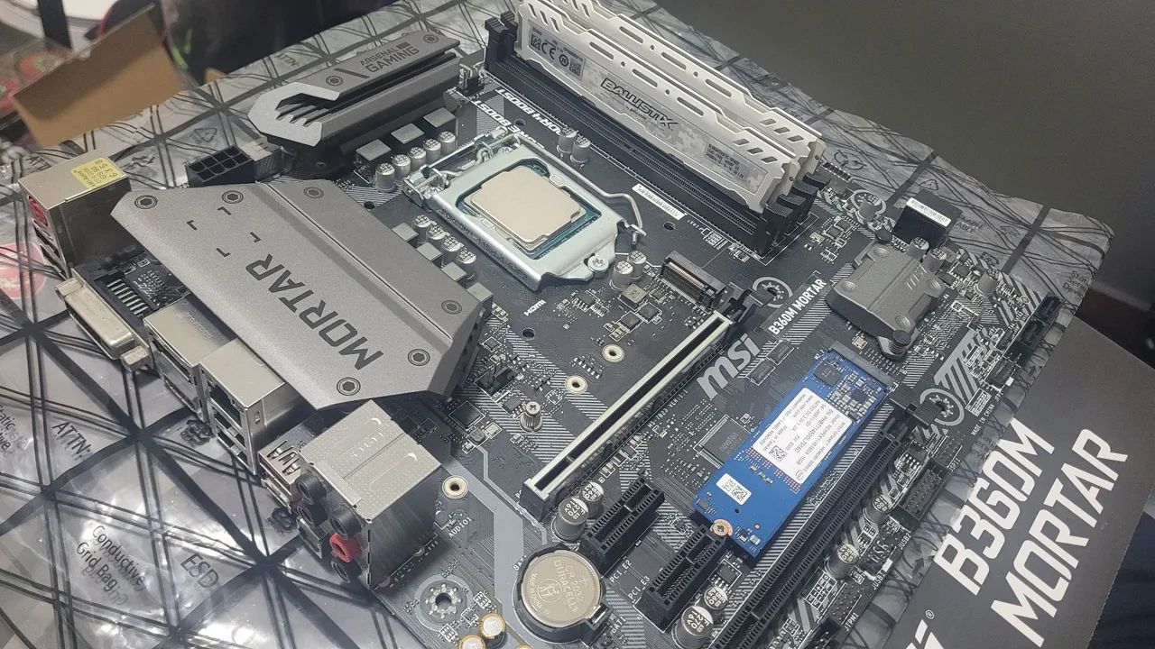 Processador I7 8700 + placa mãe b360m - Foto 2