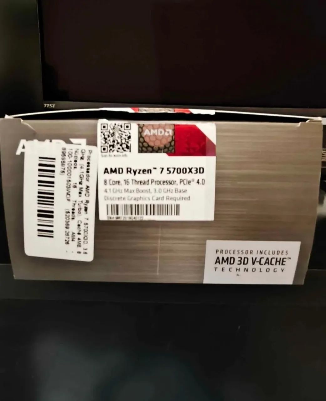 Processador Ryzen 7 5700X3D ENVIO OLX PAY - Foto 2