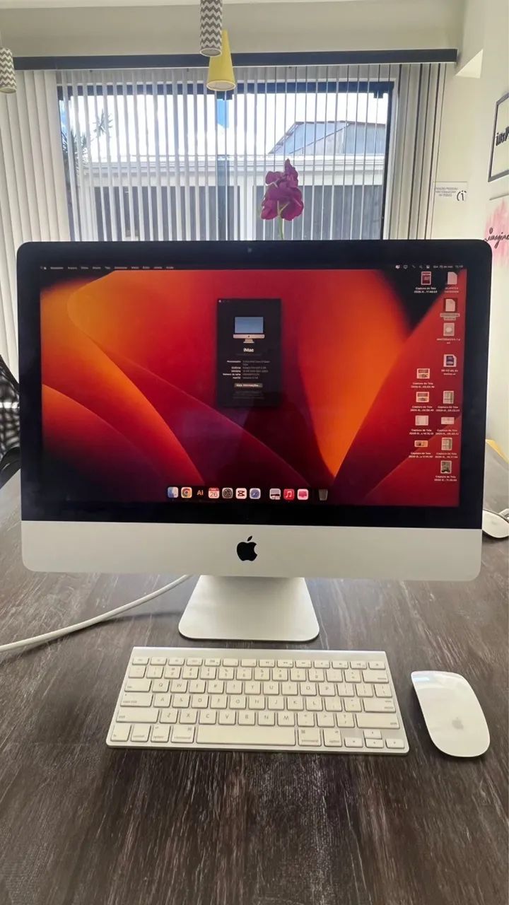 iMac 21.5 2017 i5 16GB RAM Intel Iris macOS Ventura Rápido e