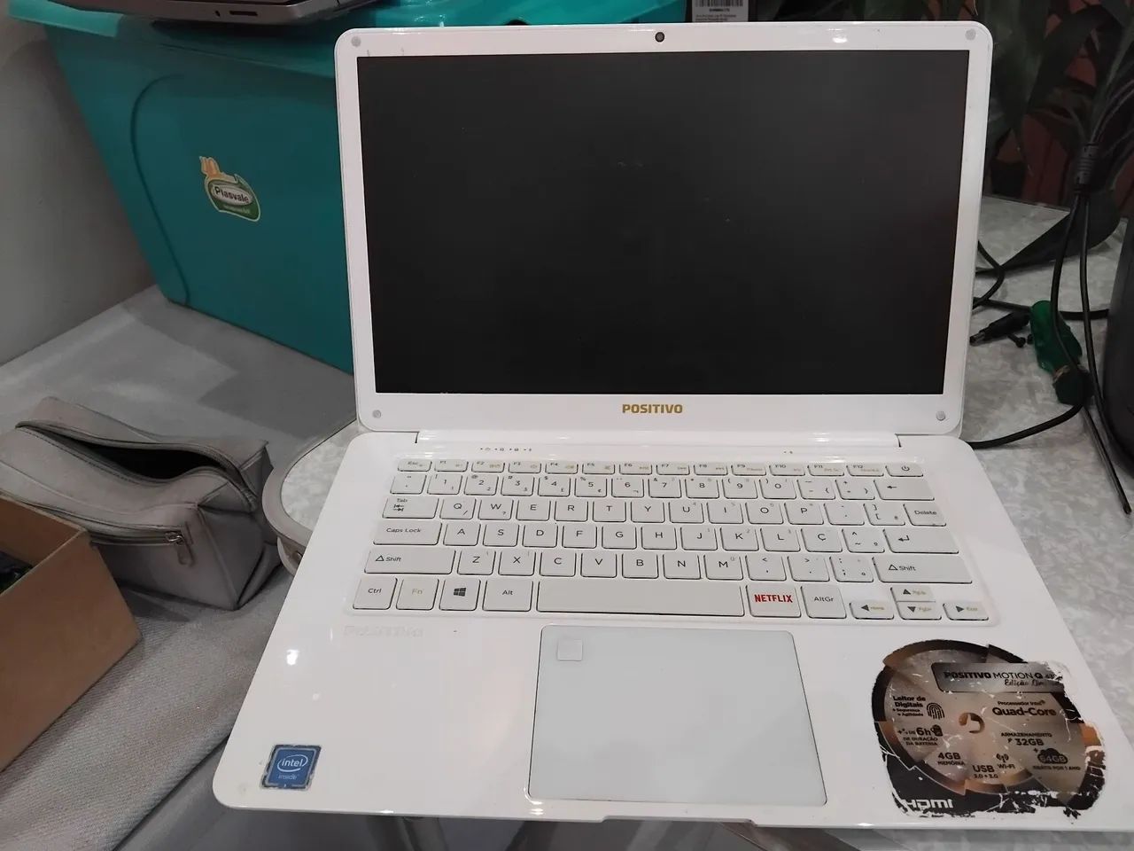 Notebook Positivo Motion White Q432A Nao Liga - Foto 3