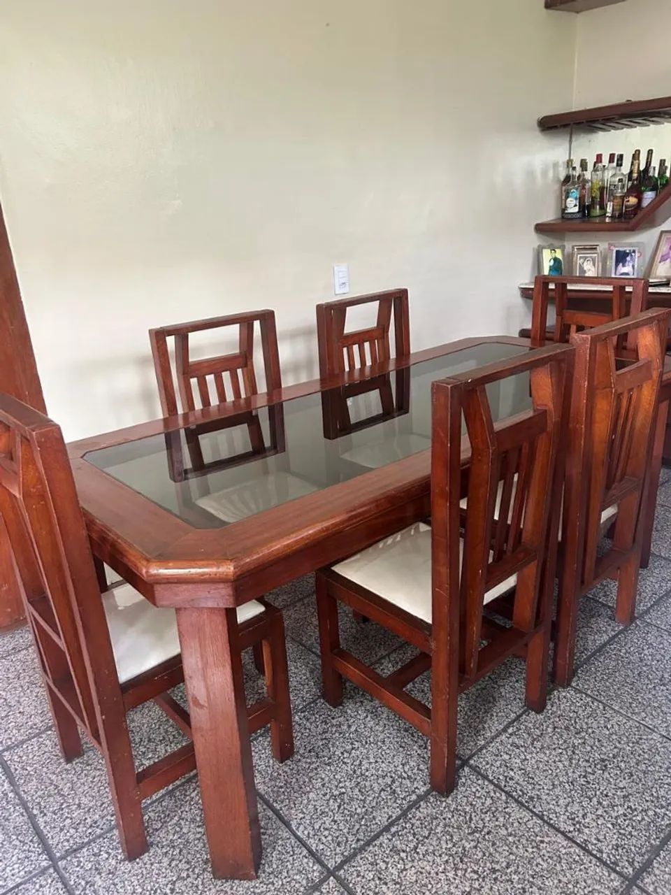 Mesa de Jantar Madeira Maciça 