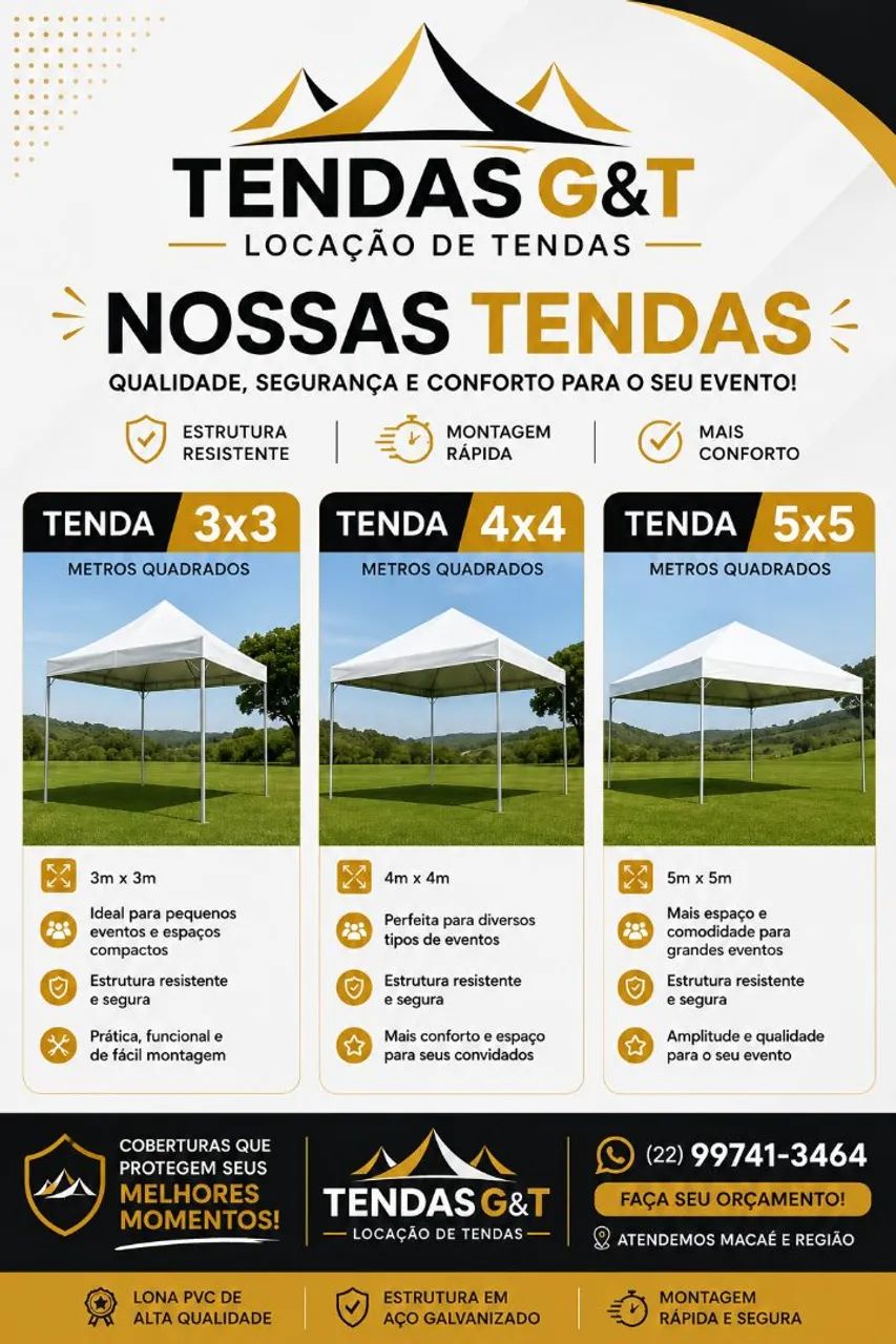 Locação de Tendas