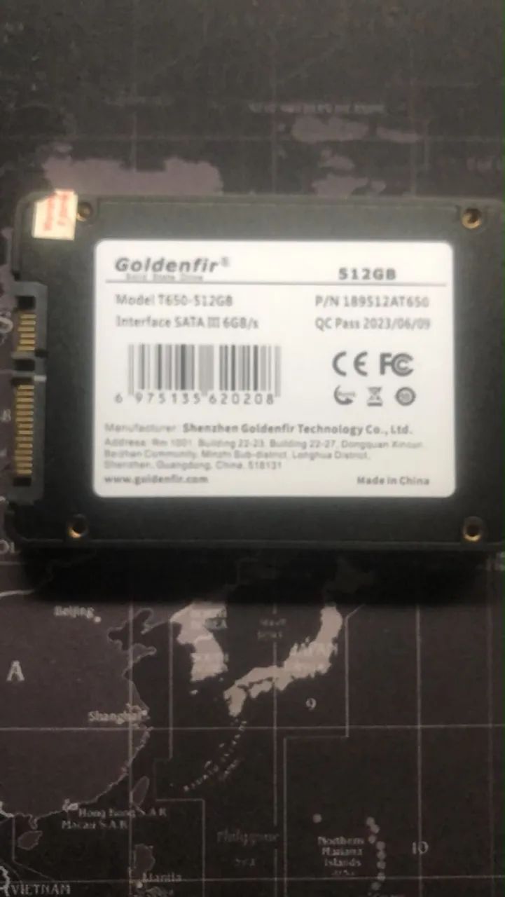 SSD 512GB 100%
