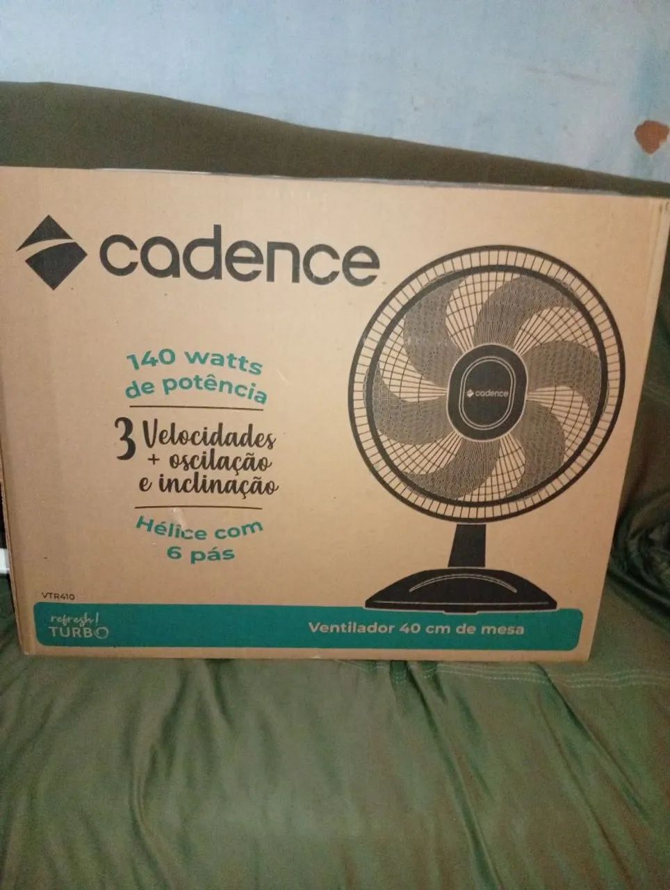 Ventilador Cadence 40 cm turbo 