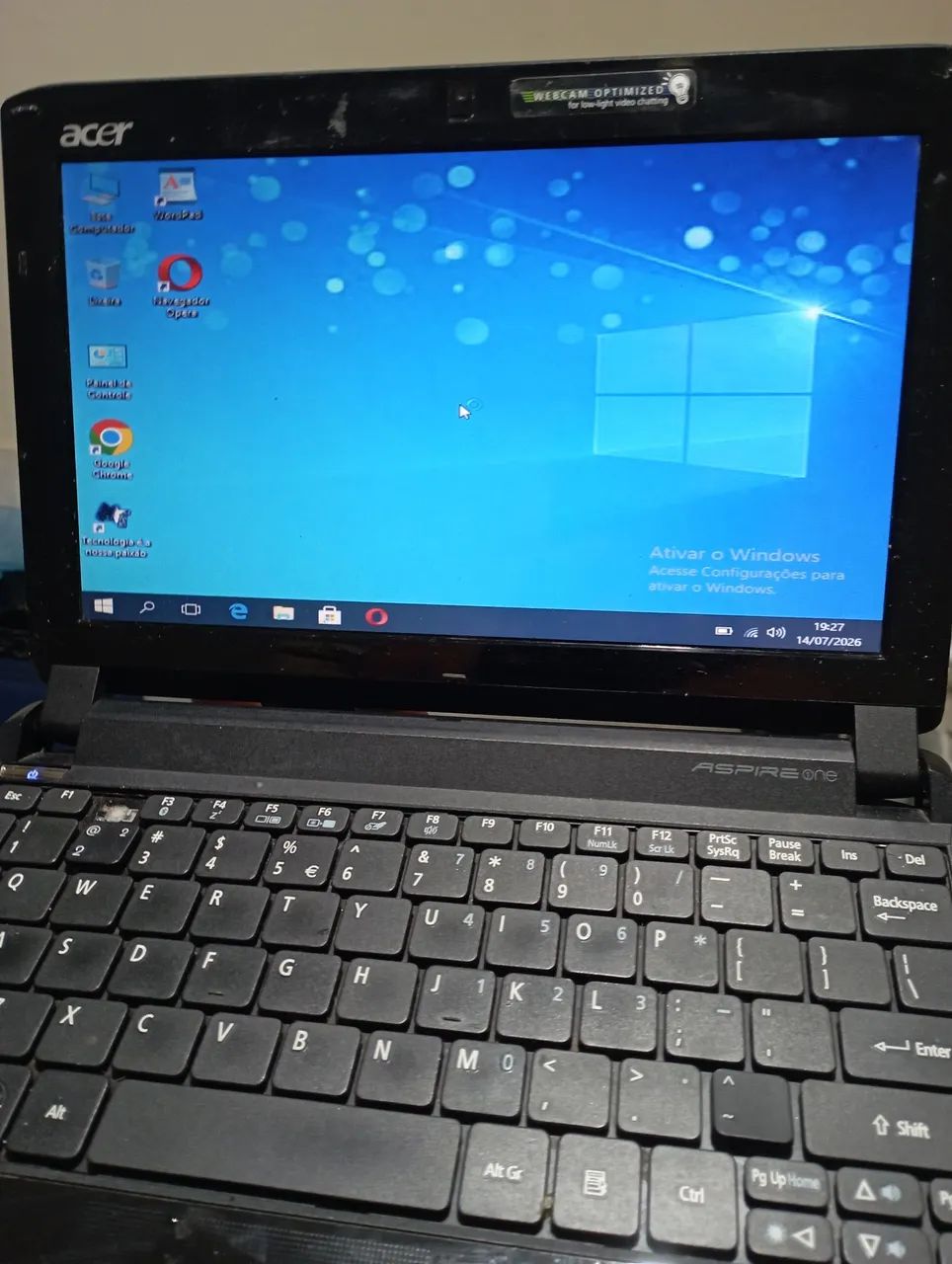 Netbook compacto bateria segurando windows 10 só pega e usar leia abaixo não troco - Foto 5