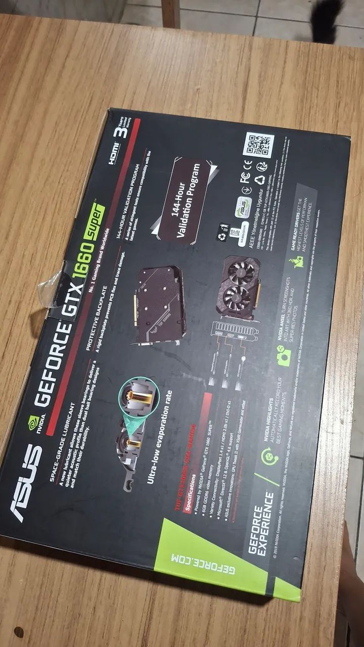 Placa de vídeo GTX 1660 Super TUF Gaming - Foto 3