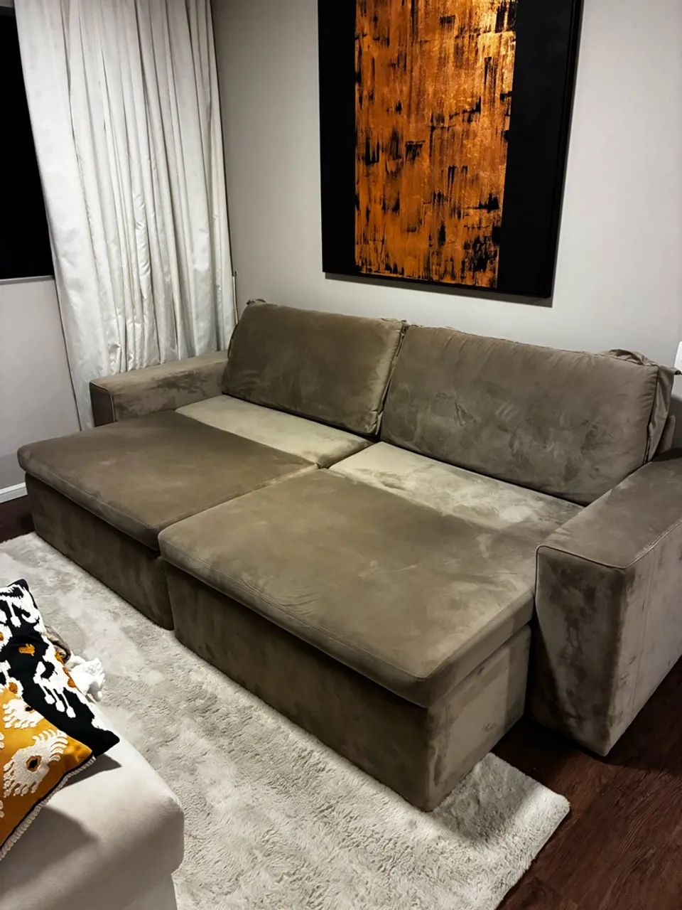 Sofá retrátil 4 lugares - Foto 3