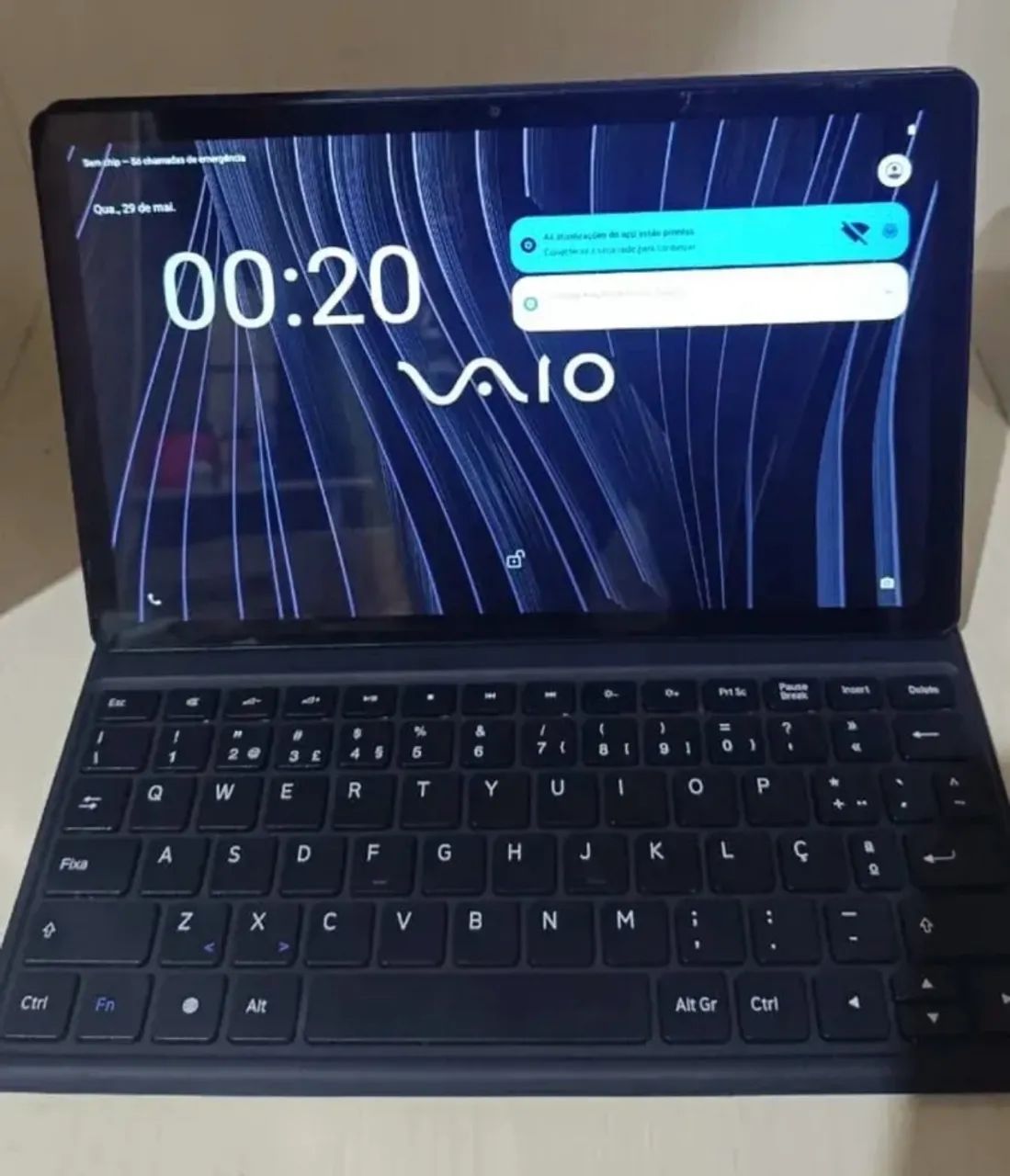 Tablet Tl-10, tá praticamente impecável e novo completo com nf !
