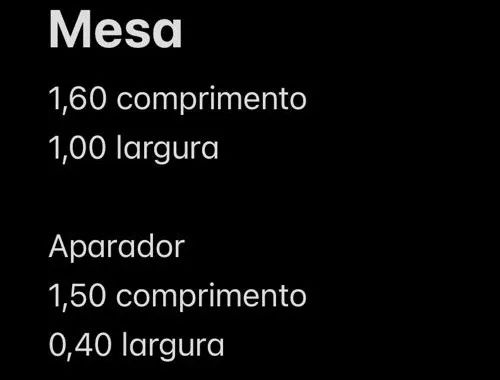 MESA DE VIDRO + APARADOR + 6 CADEIRAS  - Foto 6