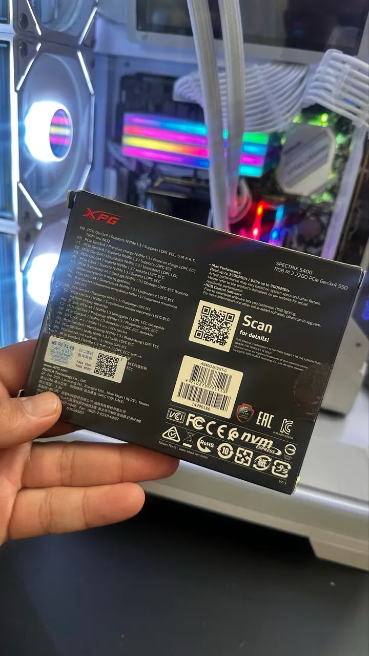SSD NVME 512GB XPG Spectrix - Foto 3