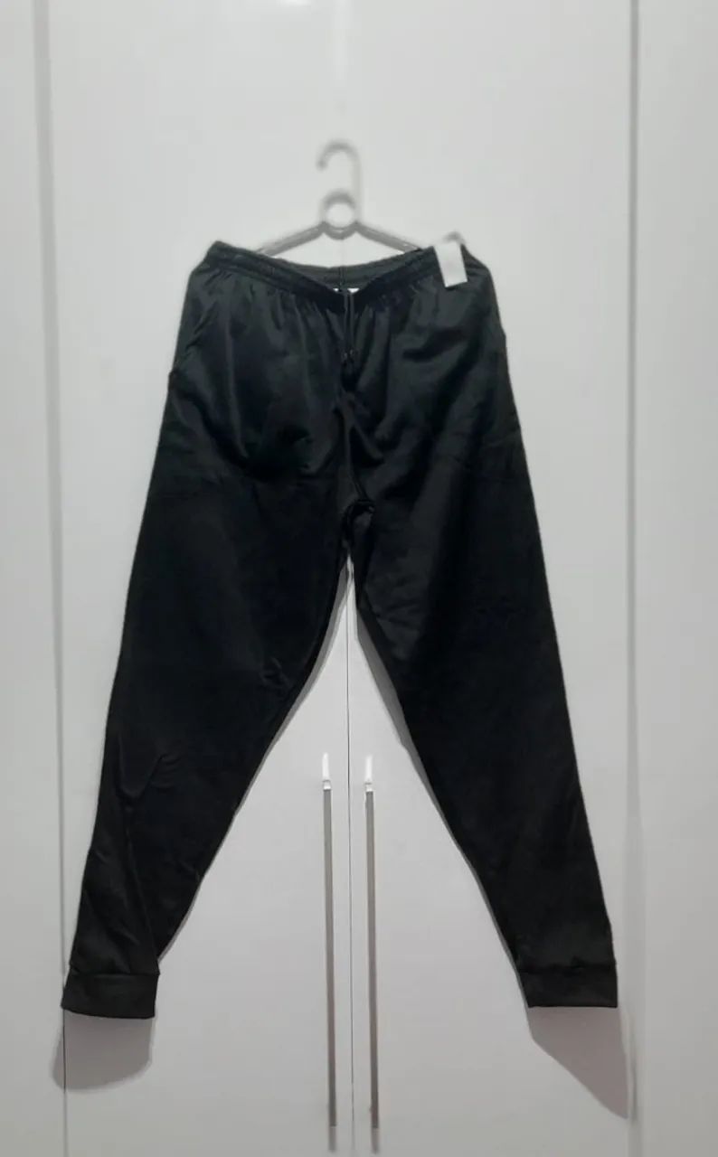 Calça Jogger Masculina Preta G Nova Com Etiqueta
