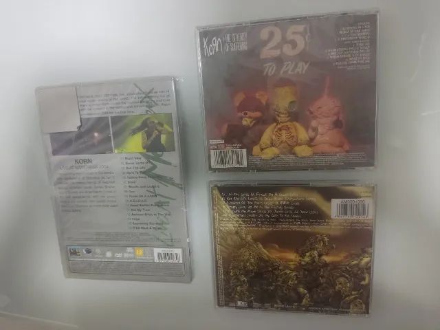 2 Cds da banda Korn + 1 DVD (2 ainda lacrados) - Foto 3