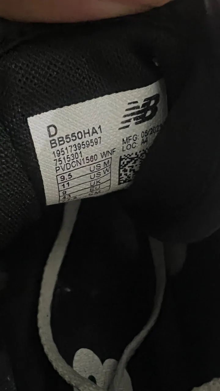 New Balance 550 White Black - Foto 4