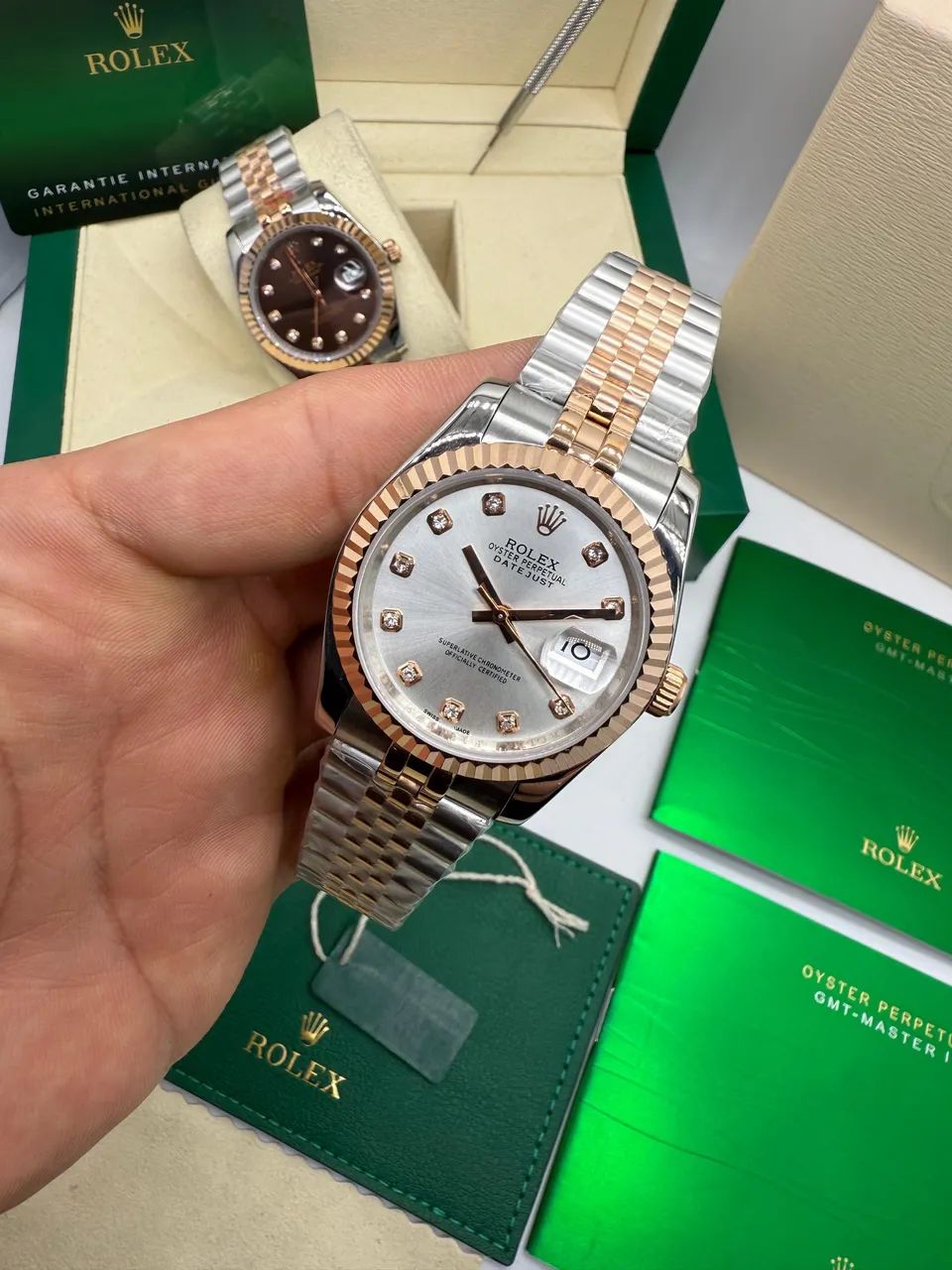 Rolex Datejust 36mm Feminino Escolha a Cor