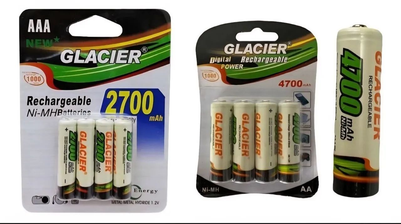 Pilhas Recarregáveis AA / AAA - Foto 4