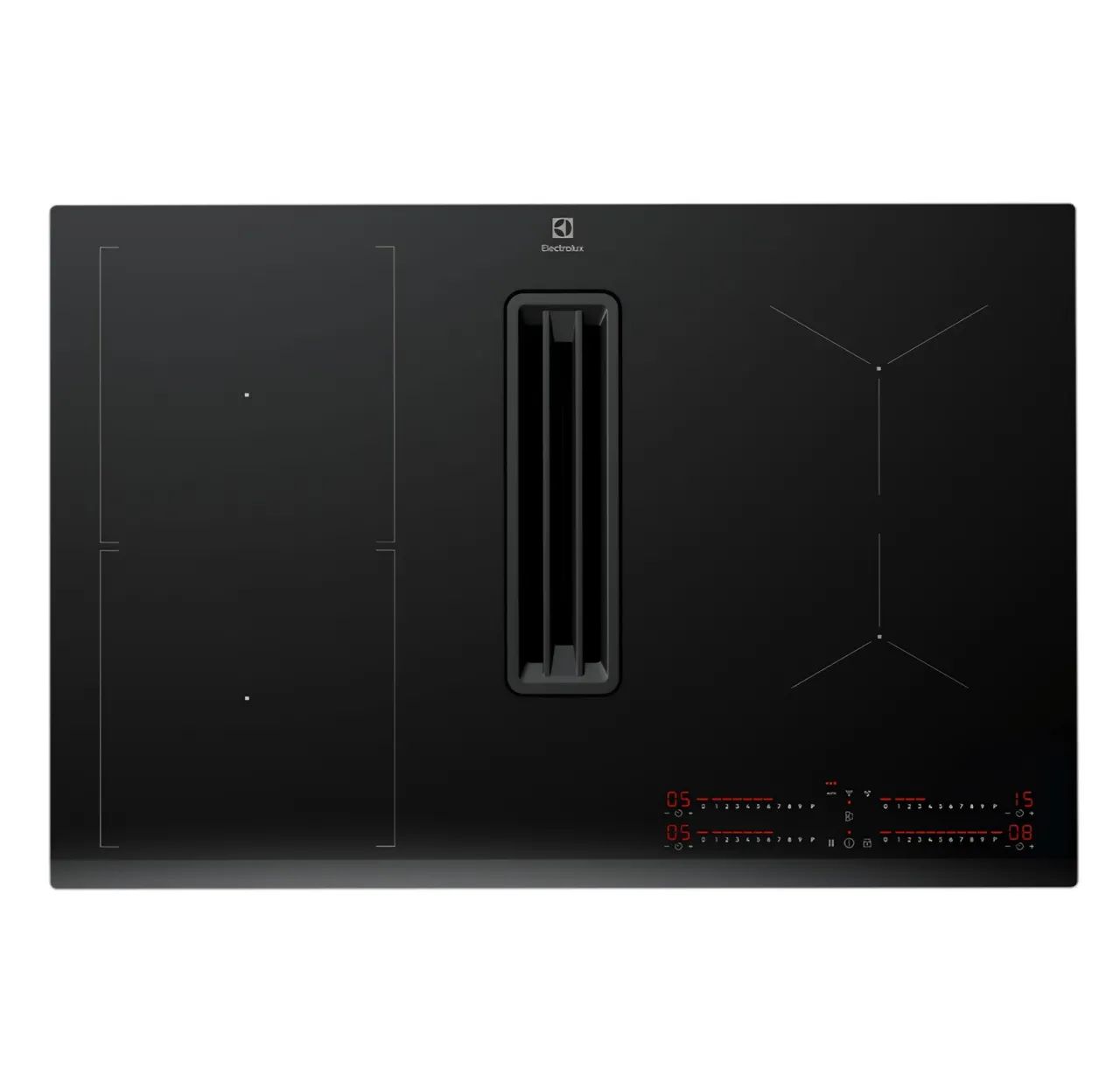 Cooktop de Indução 2 em 1 com Coifa Integrada Electrolux Expert (IE8CH)