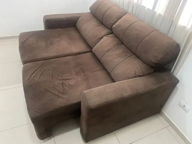 Sofá 2 Lugares Retrátil Grande e Confortável  - Foto 4