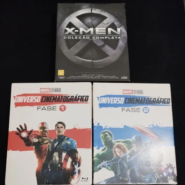 COLEÇÃO COM 36 FILMES MARVEL EM BLU-RAY
