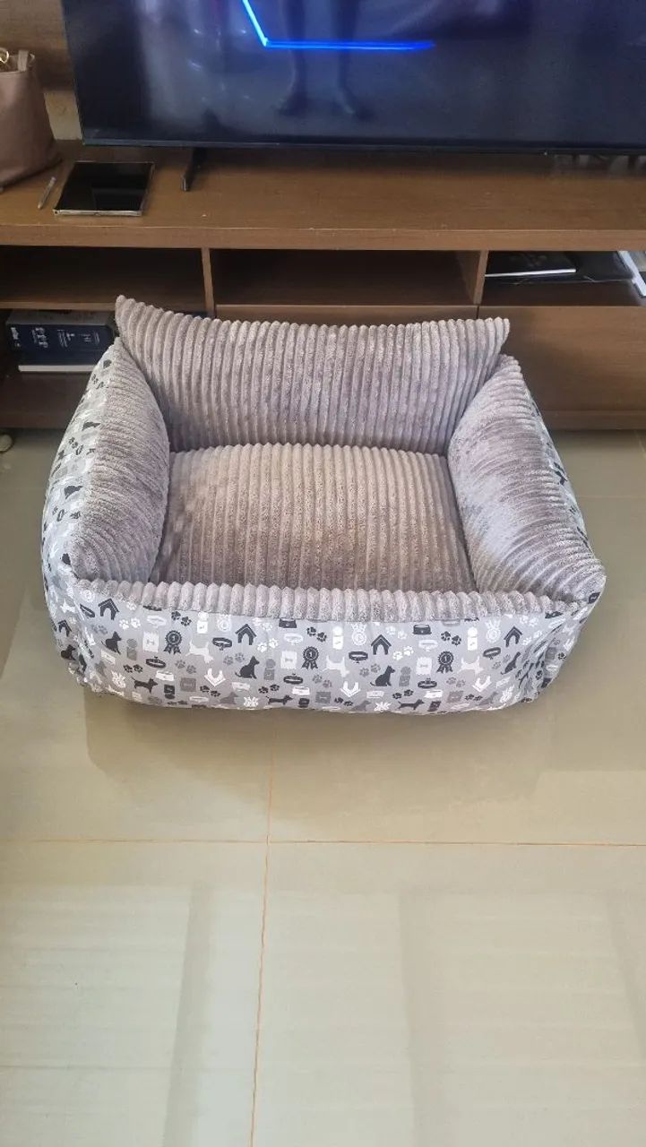 cama acolchoada para cachorro ou gato  - Foto 5