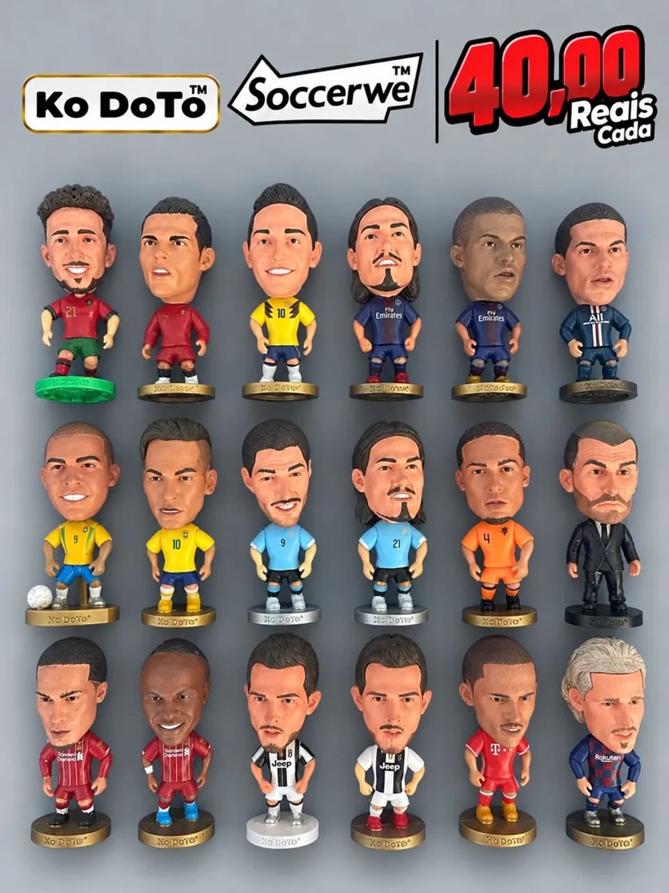 Mini Craques Soccerwe/Kodoto (preço nas imagens)