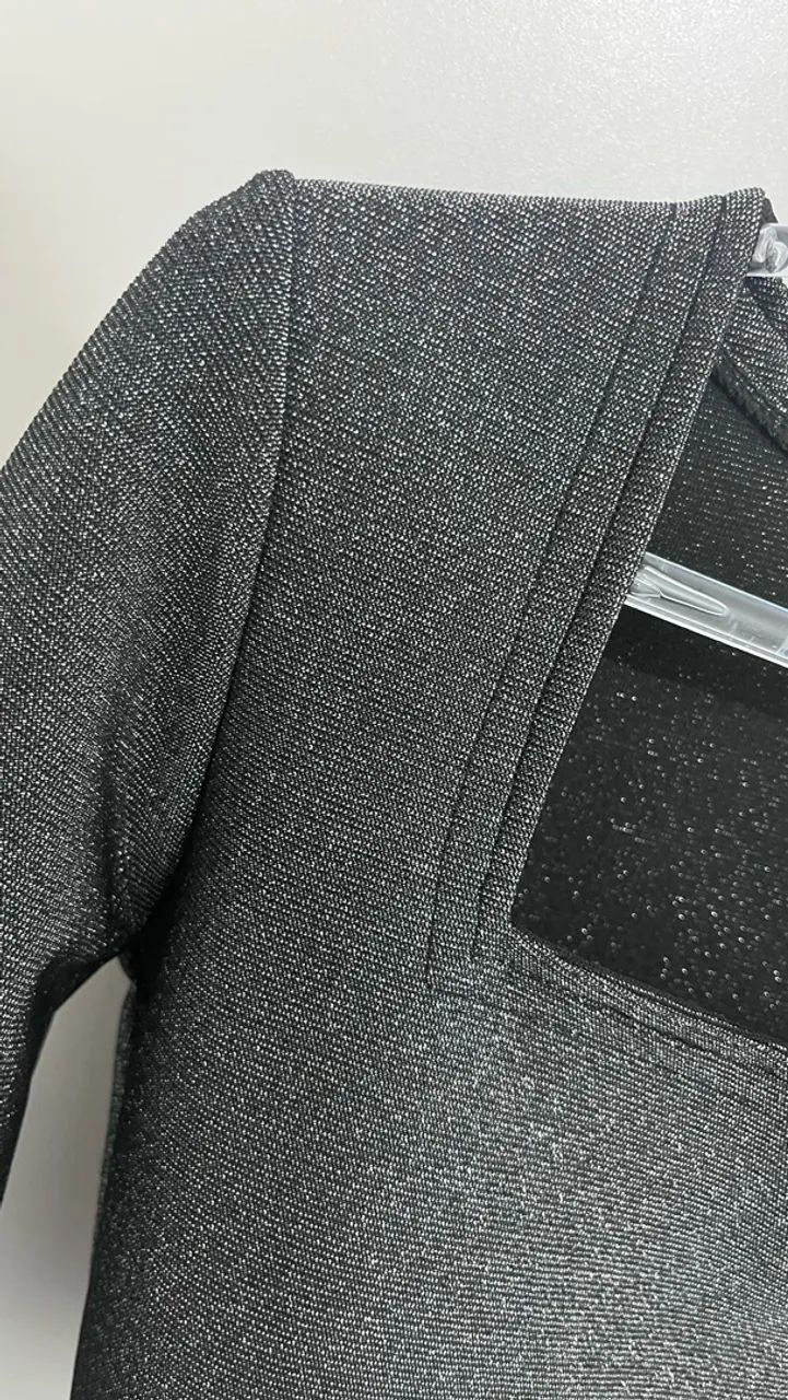 Cropped lurex brilho LV Store PP - Foto 3