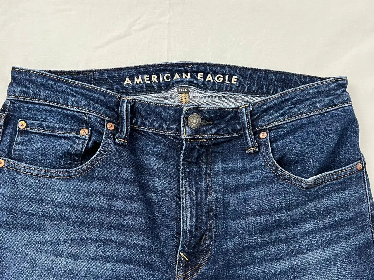 Calça Jeans American Eagle Tamanho 44 Slim Ótimo Estado - Foto 3