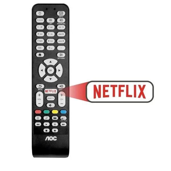 Controle remoto tv AOC smartv - Foto 2