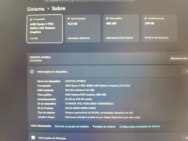 Notebook Lenovo ThinkPad T14 Gen 1 - Foto 4
