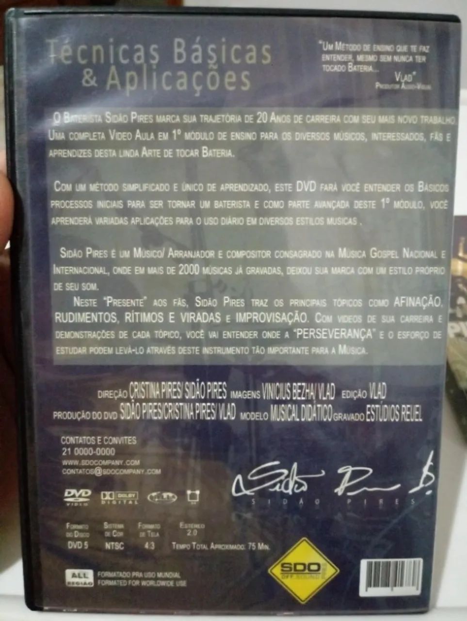 2 DVDs do Baterista Gospel Sidão Pires - Foto 2