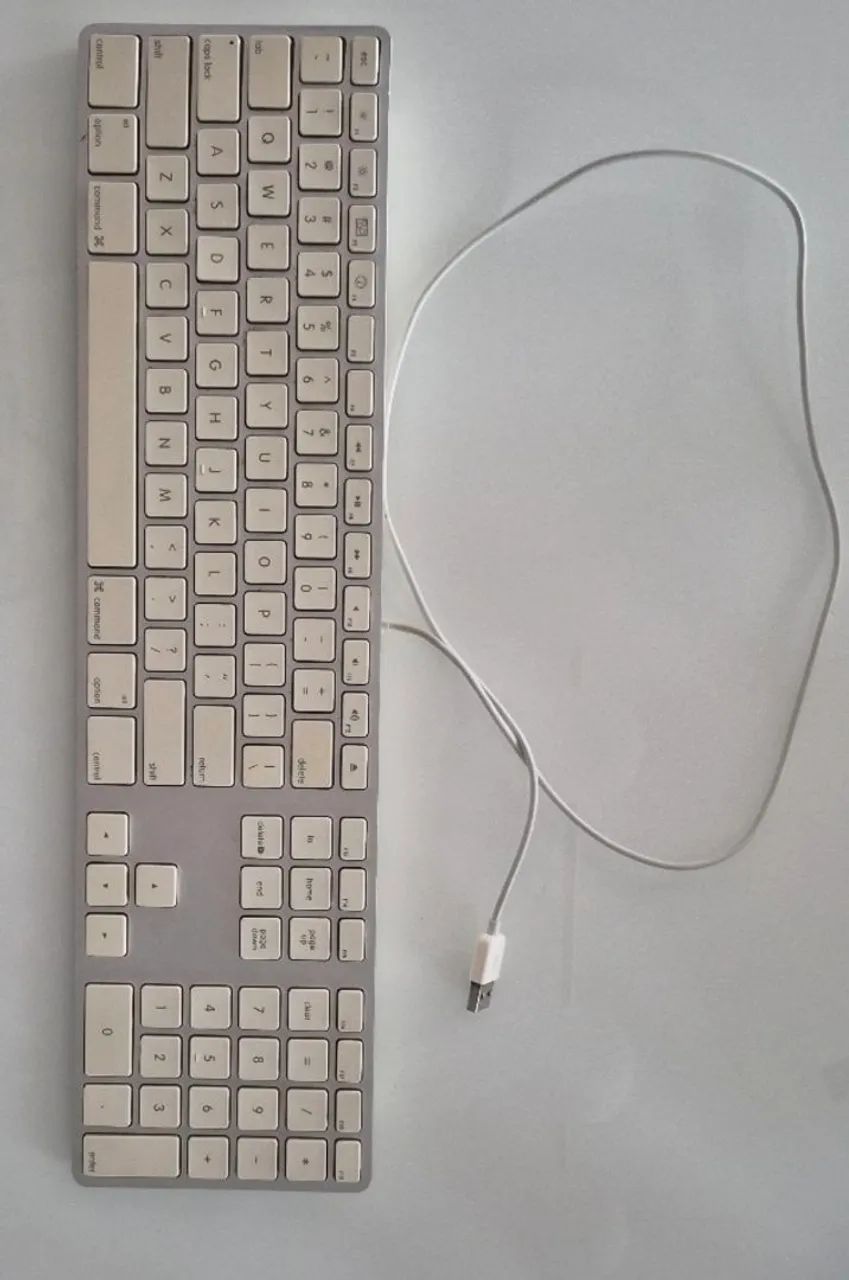 Teclado A1243 (conhecido comercialmente como Apple Keyboard with Numeric Keypad)
