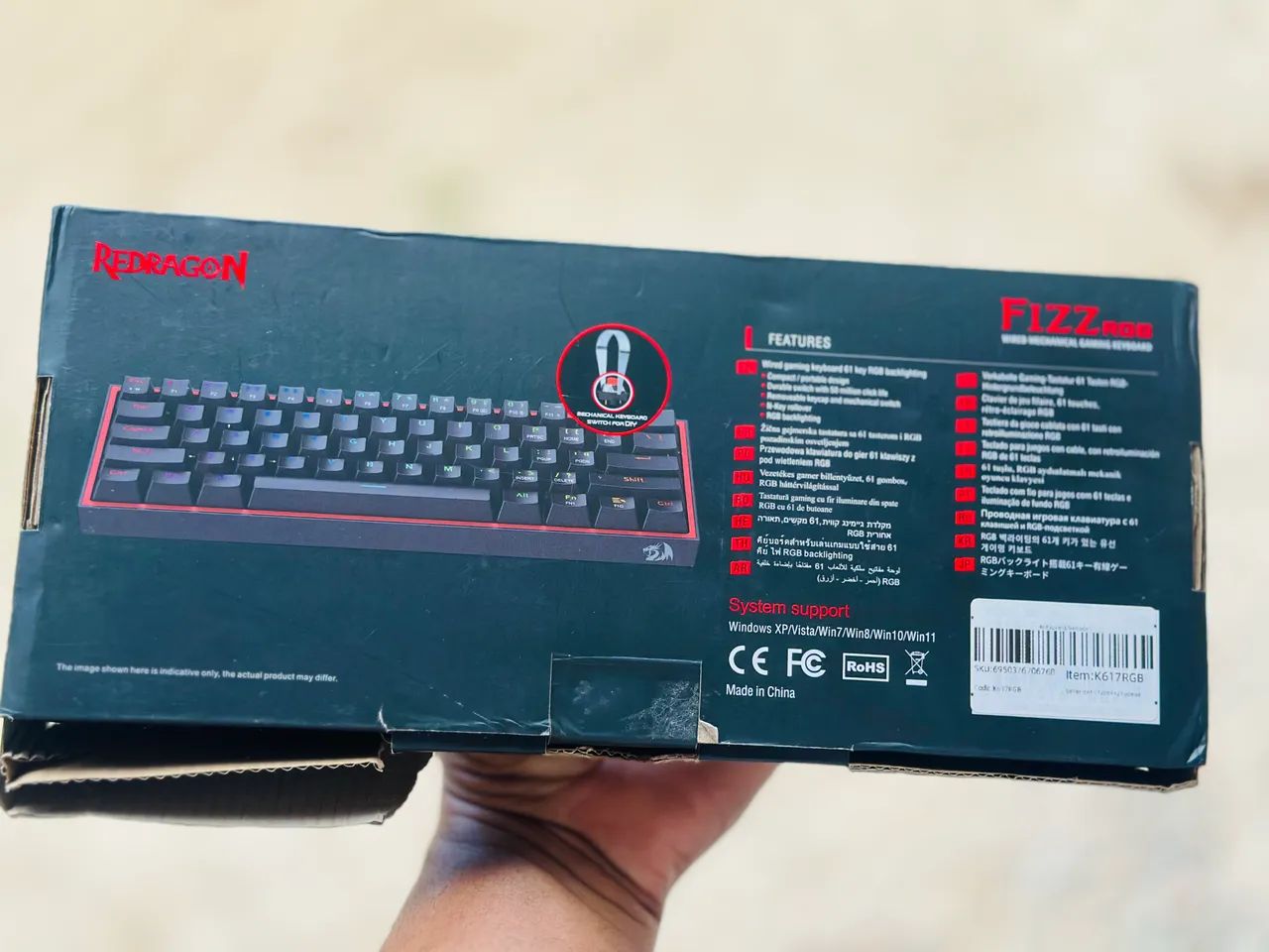 Teclado gamer Redragon 