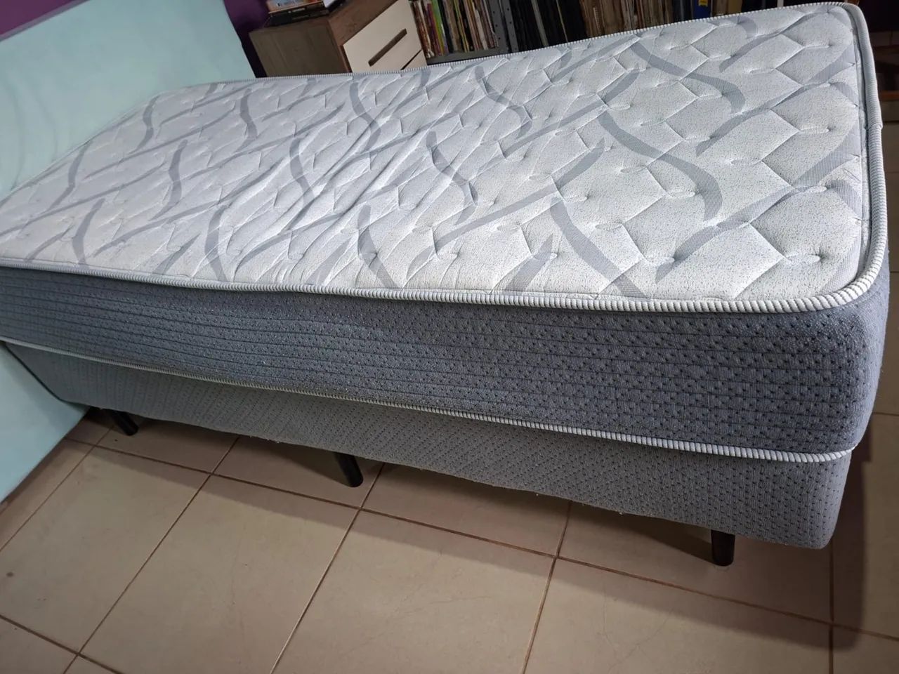 Cama de solteiro Box Ecoflex 