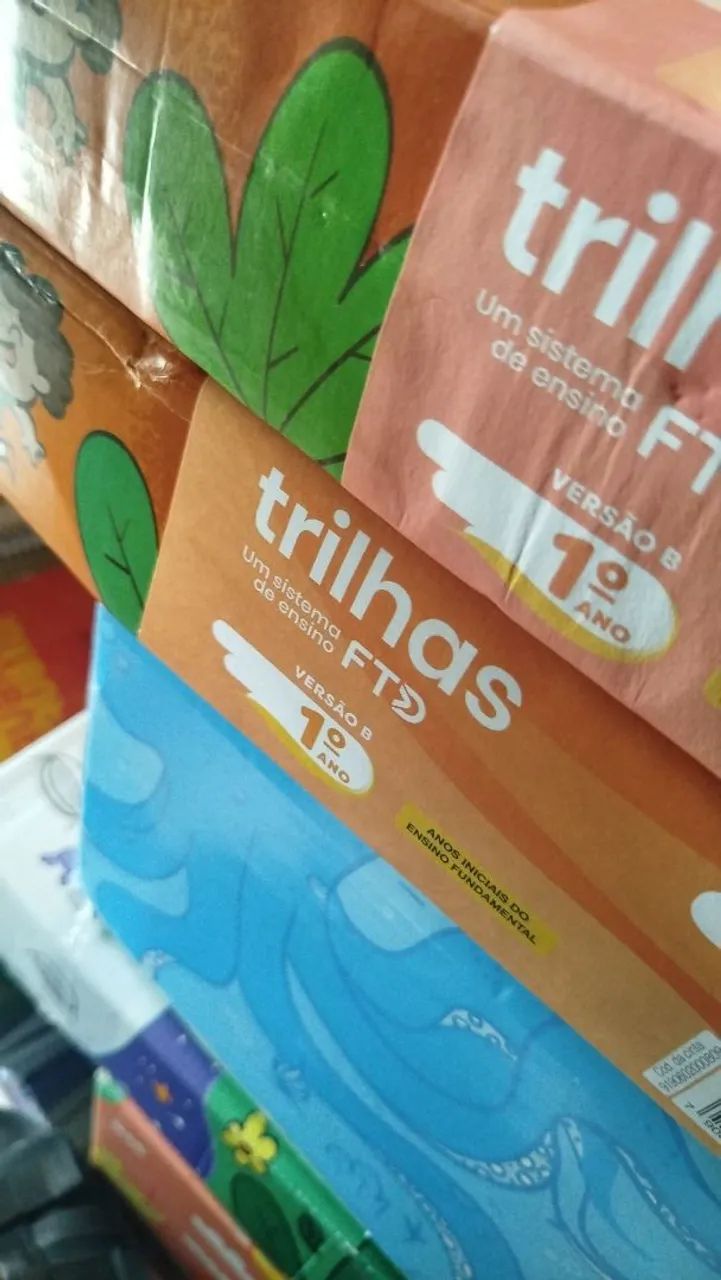 Livros ftd trilhas 1 ano fundamental 1 novo aceito cartão