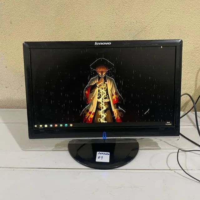 Monitor Lenovo 19" LCD Widescreen - Perfeito para Estudo, Trabalho e Câmeras